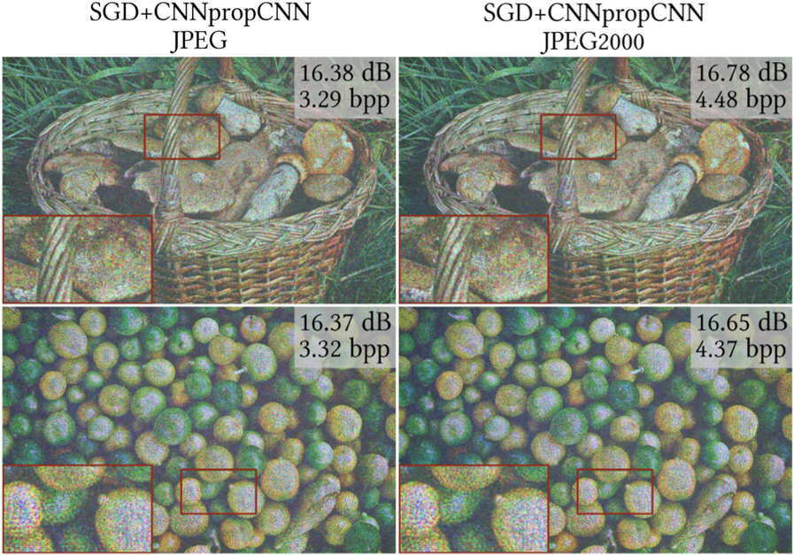 2D hologram compression with SGD