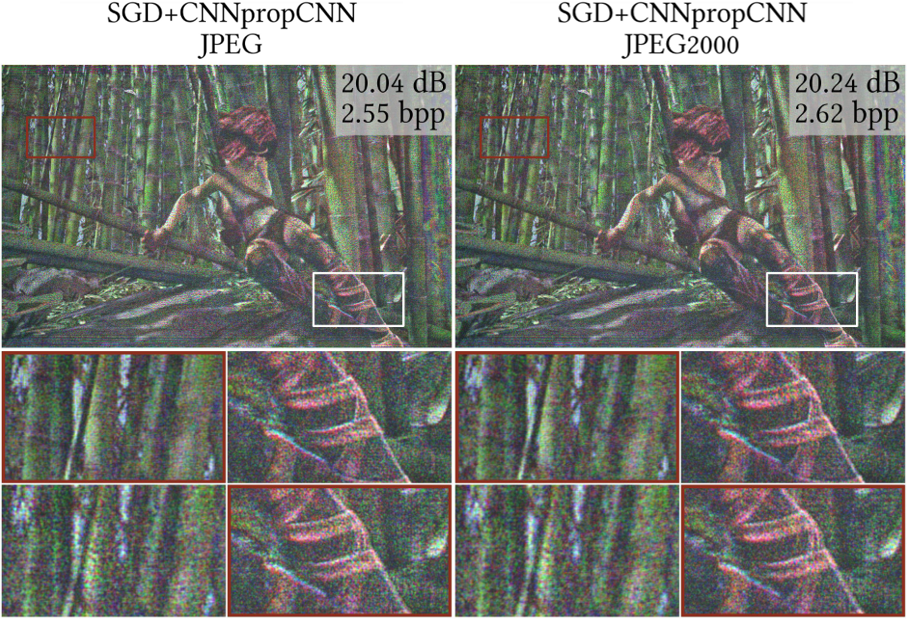 3D hologram compression with SGD